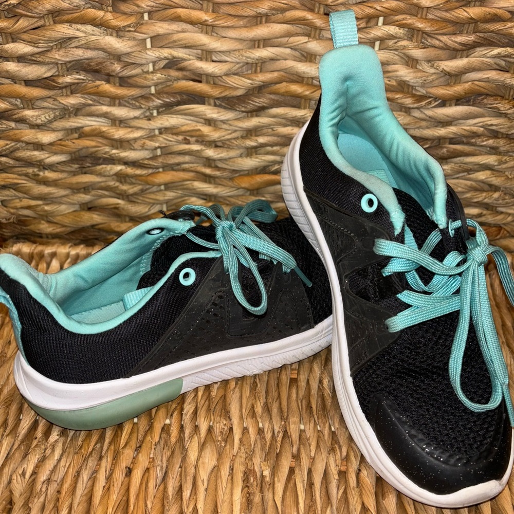 Target Black and Teal Sneakers for Women